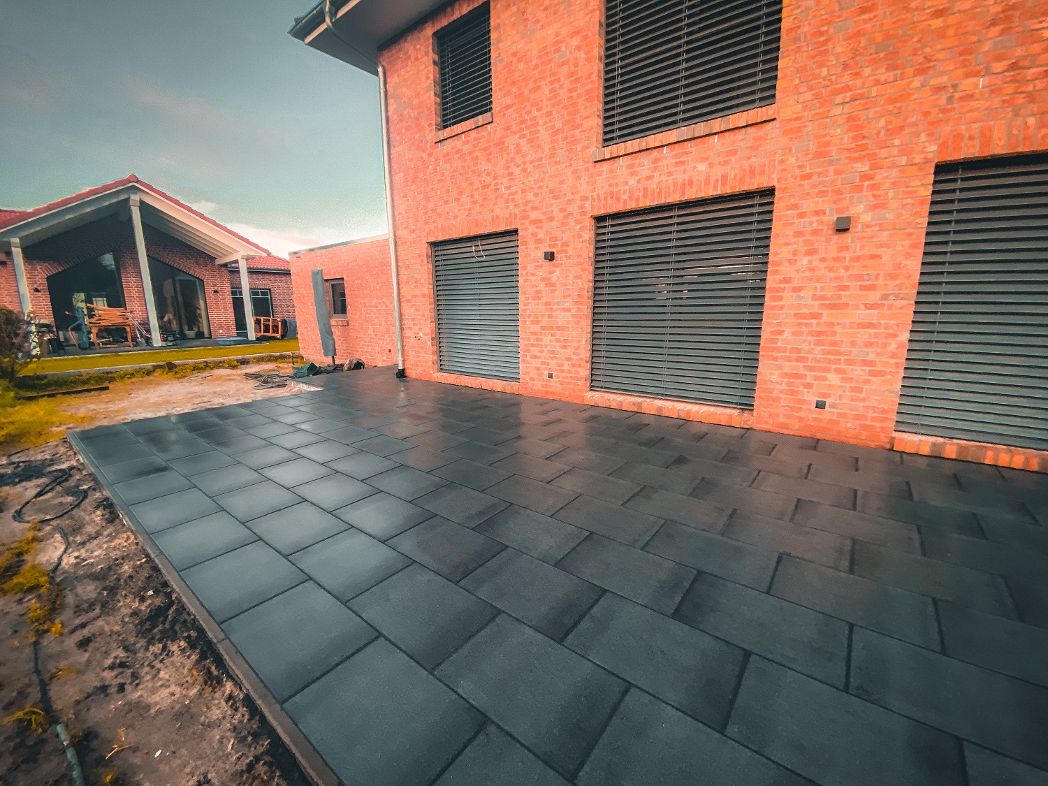 Terrassenarbeit / Terrassenverlegung • HB-Galabau